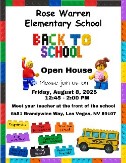 Back to School Flyer!